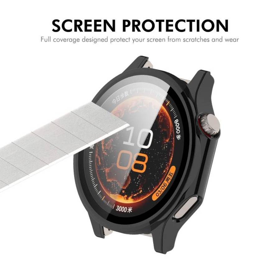 For OnePlus Watch 4 ENKAY Hat-Prince Full Coverage Tempered Glass Film Integrated PC Watch Case(B...
