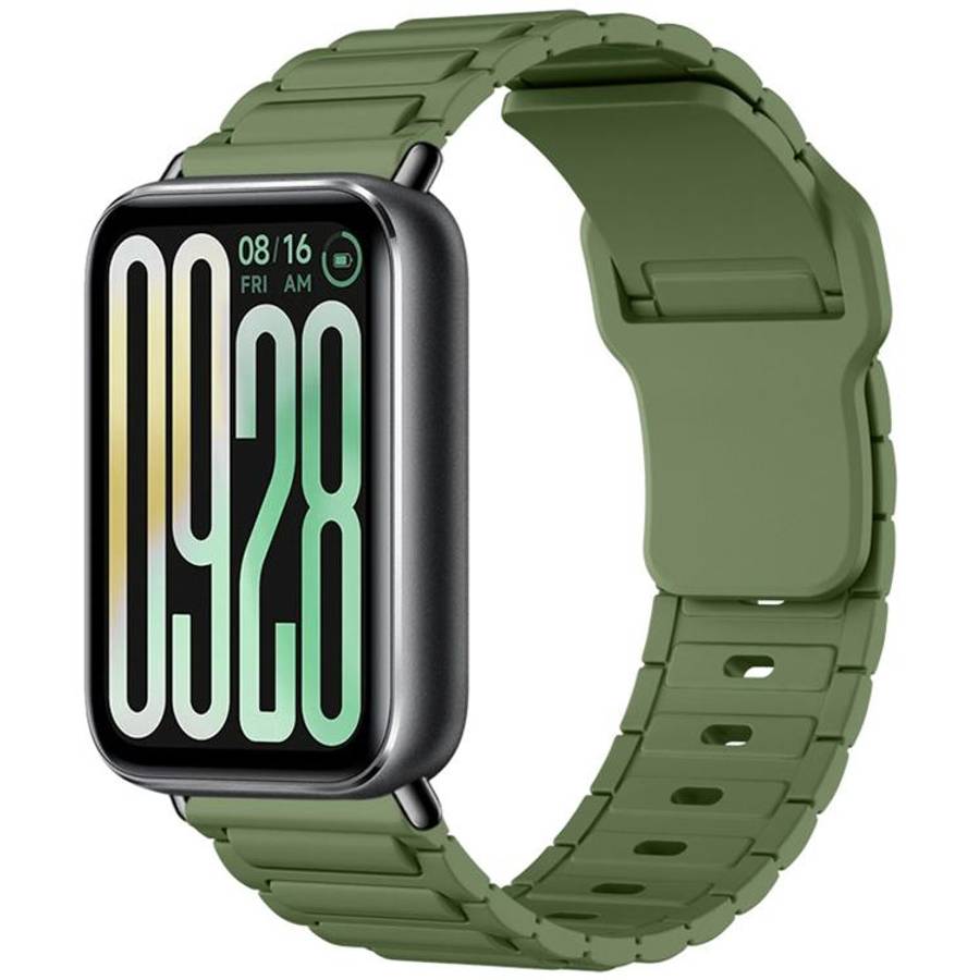 For Xiaomi Band  10 Pro / Redmi Watch 6 / 5 I-Shape Texture Reverse Buckle Silicone Watch Band(Cl...