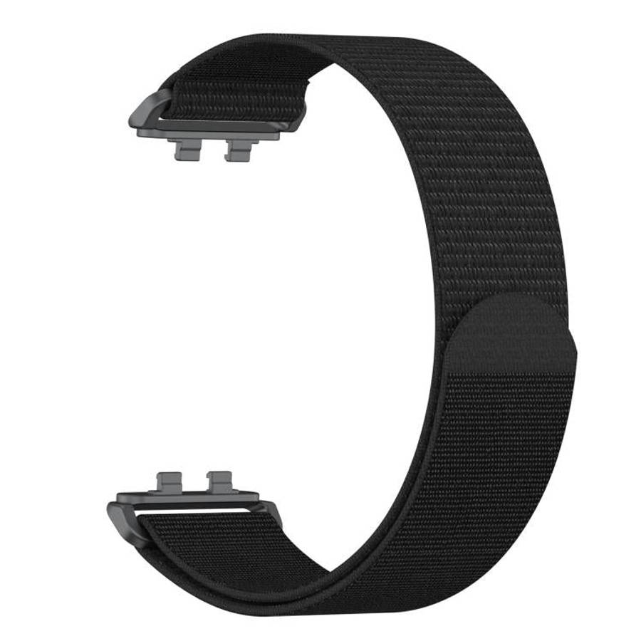 For Huawei Band 11 / Band 11 Pro Feather Light Round Tail Nylon Loop Metal Interface Watch Band(B...