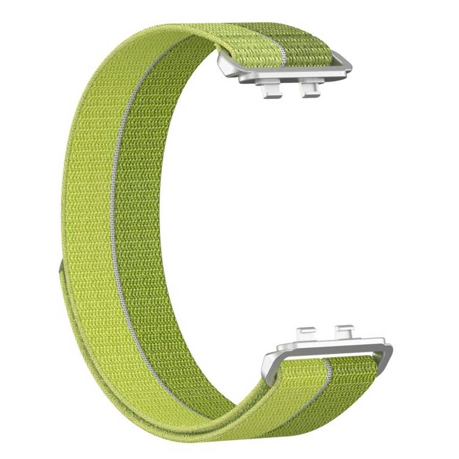 For Huawei Band 11 / Band 11 Pro Feather Light Round Tail Nylon Loop Metal Interface Watch Band(G...