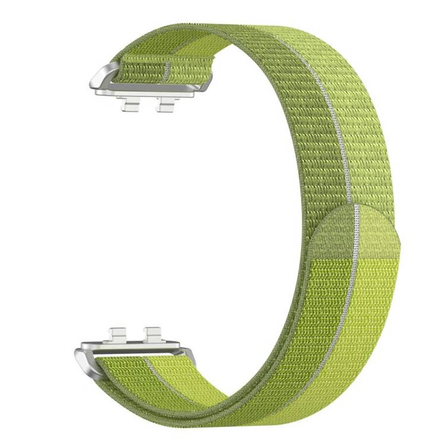 For Huawei Band 11 / Band 11 Pro Feather Light Round Tail Nylon Loop Metal Interface Watch Band(G...