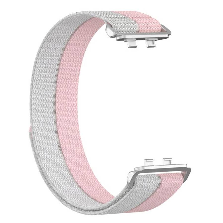 For Huawei Band 11 / Band 11 Pro Feather Light Round Tail Nylon Loop Metal Interface Watch Band(P...