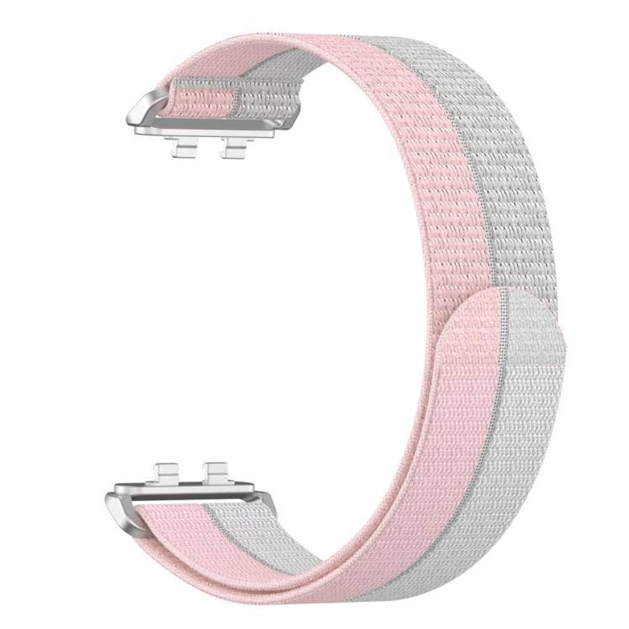 For Huawei Band 11 / Band 11 Pro Feather Light Round Tail Nylon Loop Metal Interface Watch Band(P...