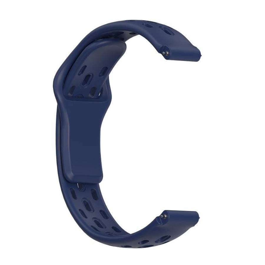 For Huawei Band 11 / Band 11 Pro Reverse Buckle Flat Perforated Breathable Silicone Watch Band(Mi...