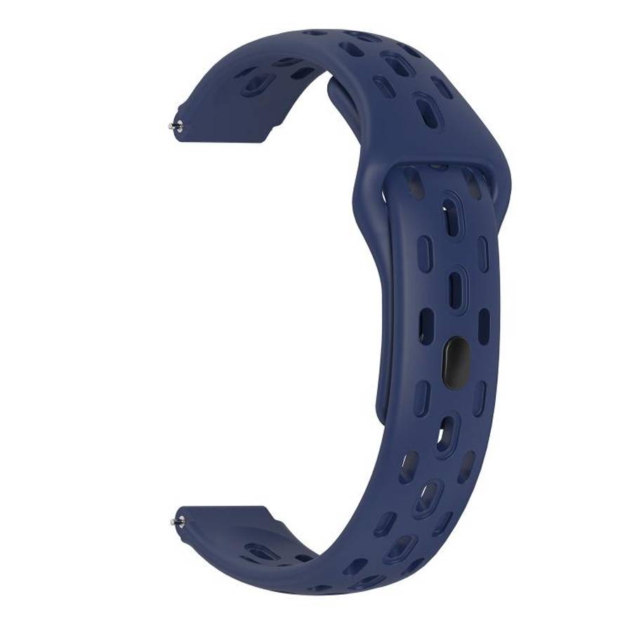For Huawei Band 11 / Band 11 Pro Reverse Buckle Flat Perforated Breathable Silicone Watch Band(Mi...