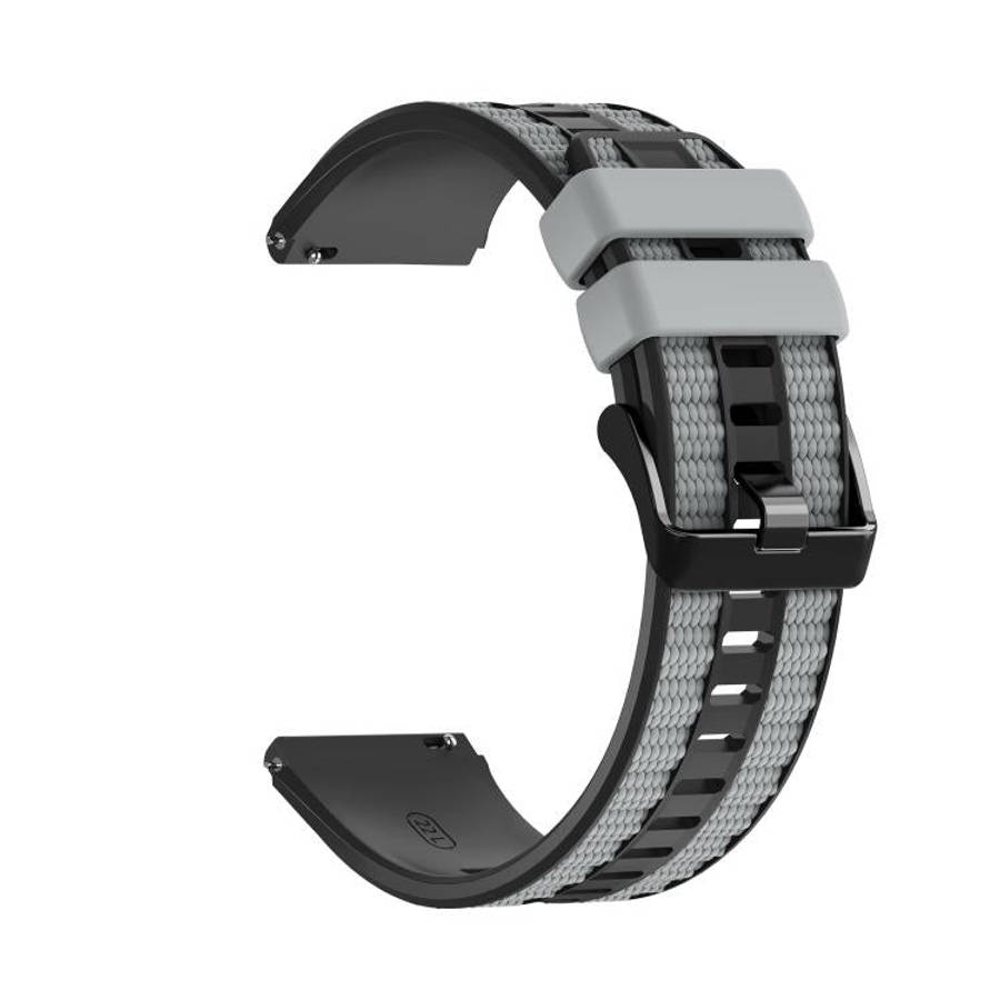 For Huawei Watch GT 5 Pro 46mm Spring Bar Style PC Watch Case Integrated Two Color Silicone Watch...