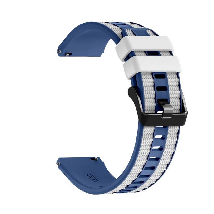 For Huawei Watch GT 5 Pro 46mm Spring Bar Style PC Watch Case Integrated Two Color Silicone Watch...