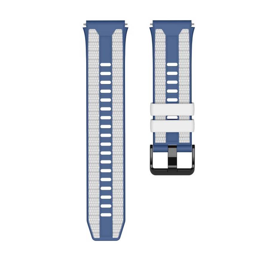 For Huawei Watch GT 5 Pro 46mm Spring Bar Style PC Watch Case Integrated Two Color Silicone Watch...