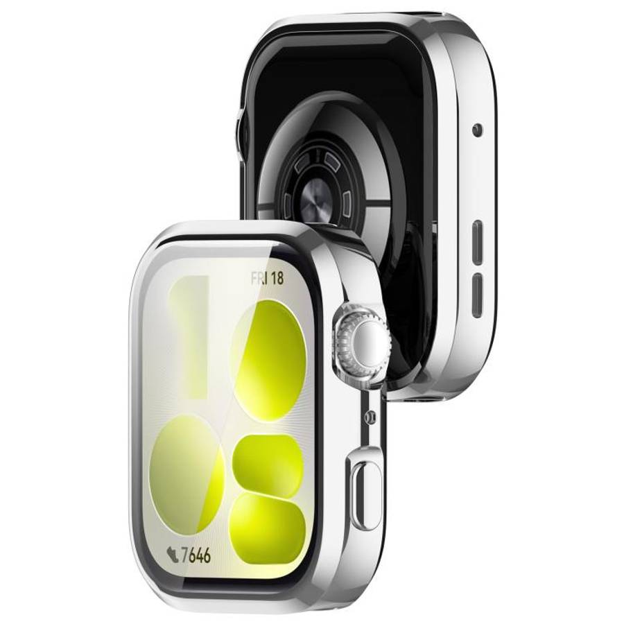 For Huawei Watch Fit 5 Pro Electroplated TPU Full Coverage Watch Protective Case(Silver)