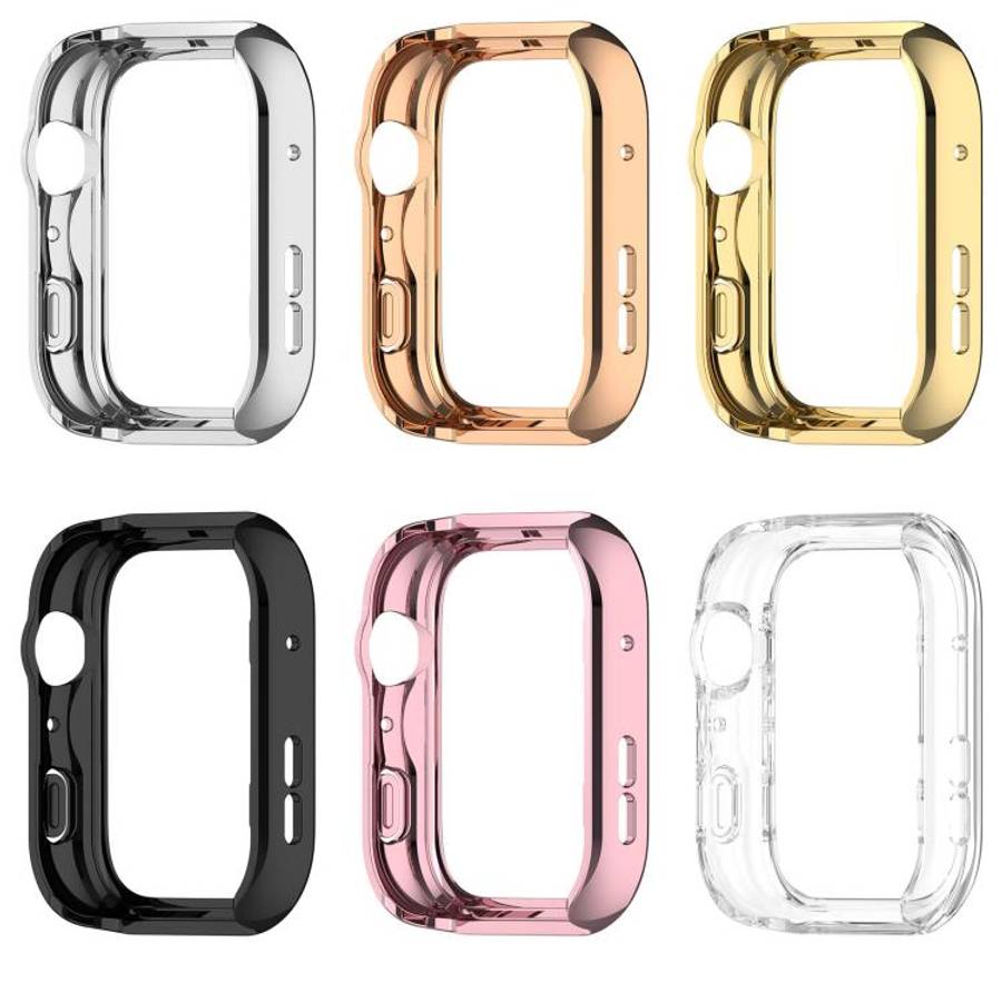 For Huawei Watch Fit 5 Pro Half Coverage Hollow PC Watch Protective Case(Black)