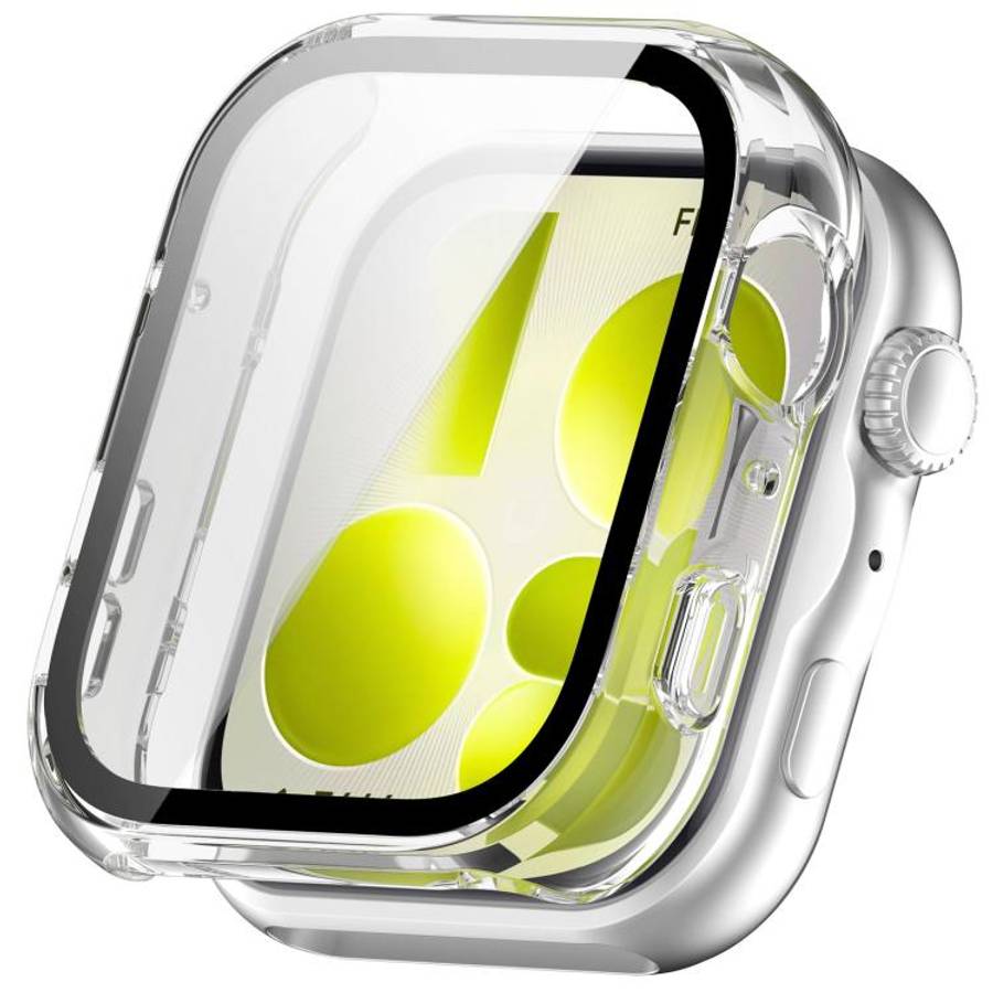 For Huawei Watch Fit 5 Tempered Film Integrated PC Watch Protective Case(Transparent)