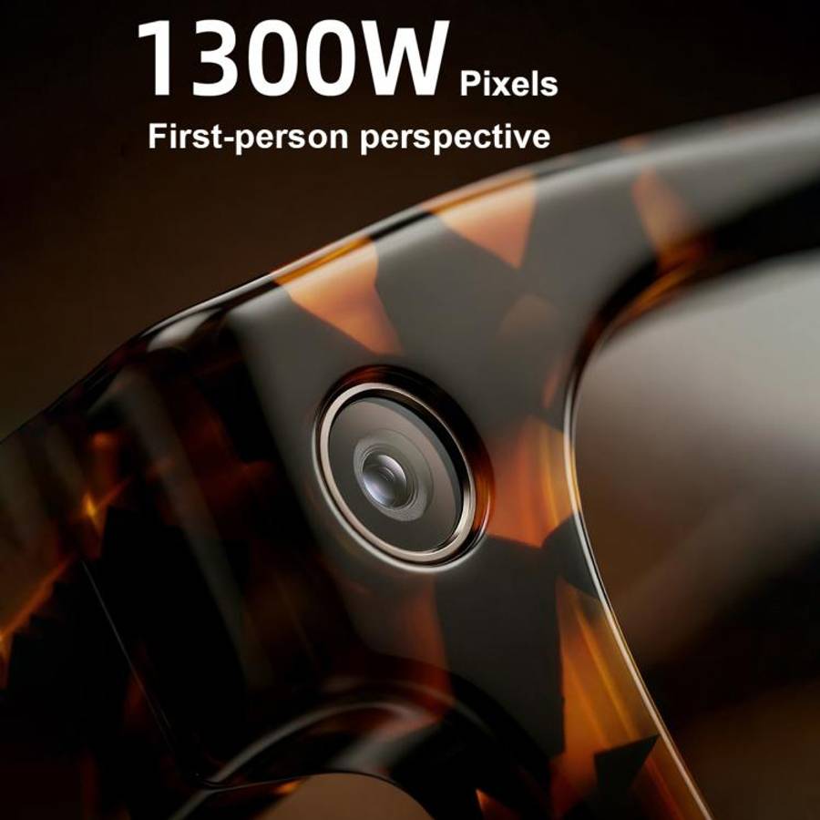 G600Pro 13MP AI Smart Glasses, Support Bluetooth Call / Intelligent Translation(Tortoiseshell Color)