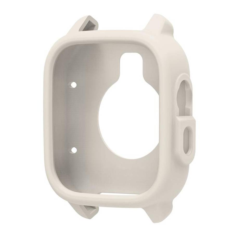 For Realme Watch 5 Silicone Watch Protective Case(Ivory White)