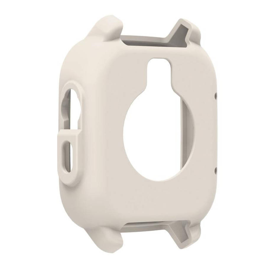 For Realme Watch 5 Silicone Watch Protective Case(Ivory White)