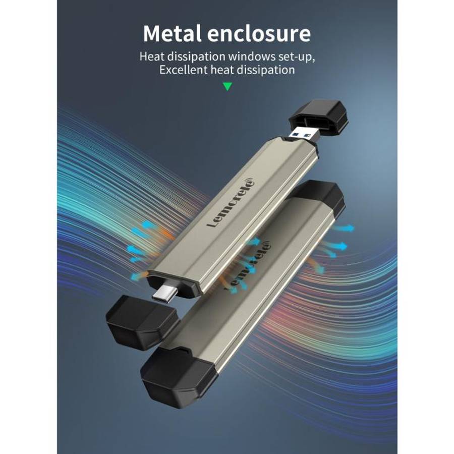 Lemorele SD3L M.2 NVMe SSD M Key PCIe External Tool-Free SSD Enclosure
