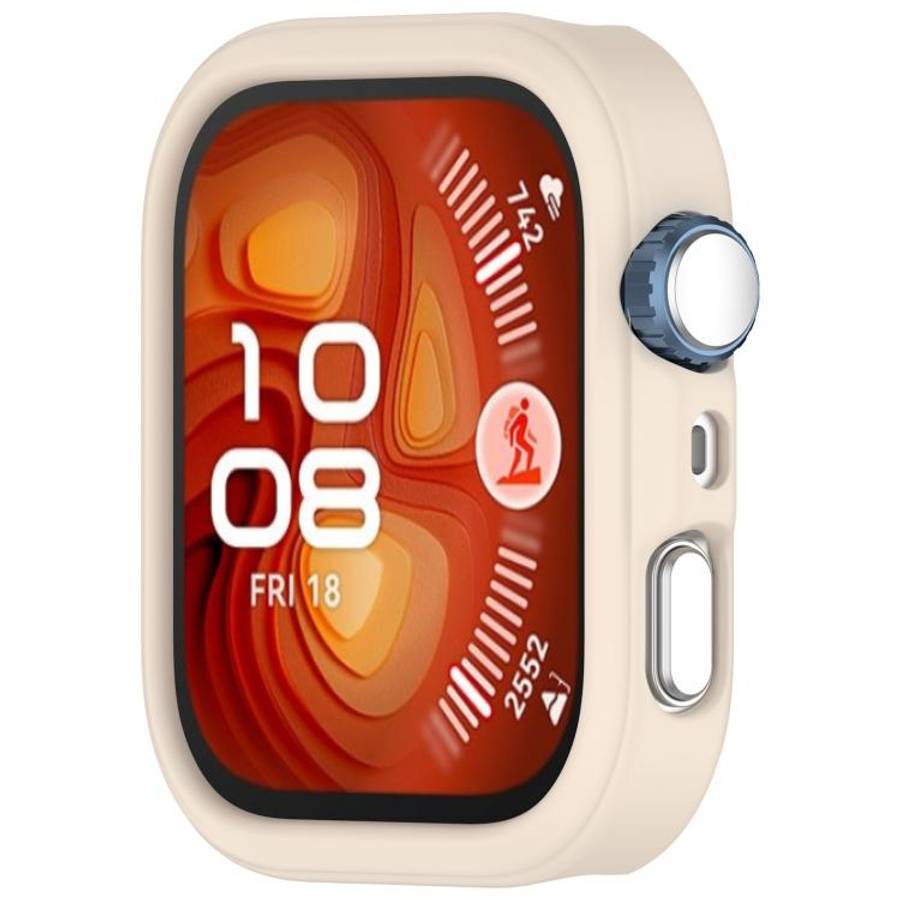 For Huawei Watch Fit 5 Pro Silicone Watch Protective Case(Ivory White)