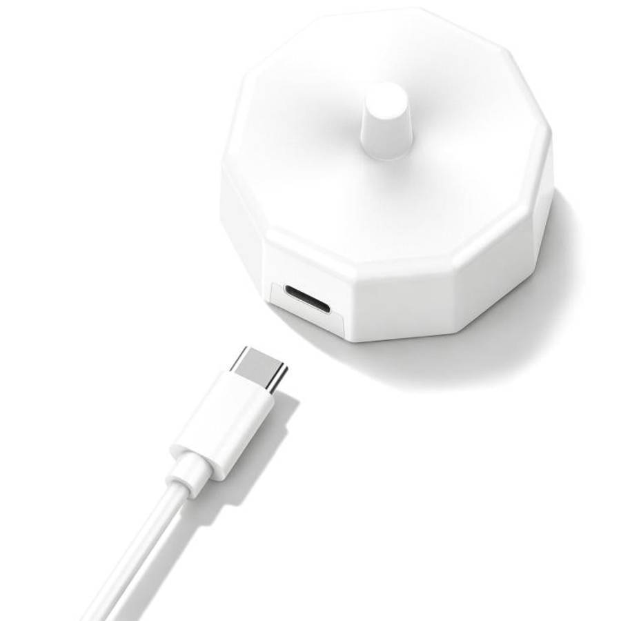 For AquaSonic Black / Vibe Pro Smart Toothbrush Charging Cable Charger Base(White)