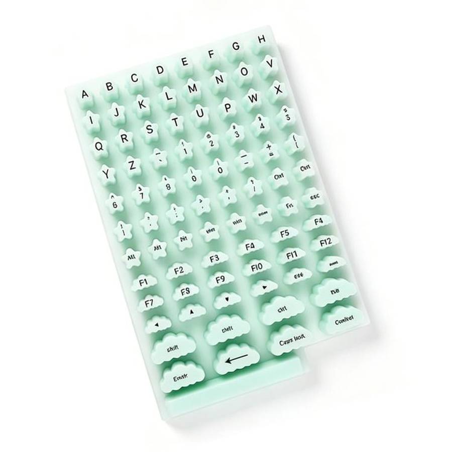 Keycaps for Typing with Long Nails(Green)