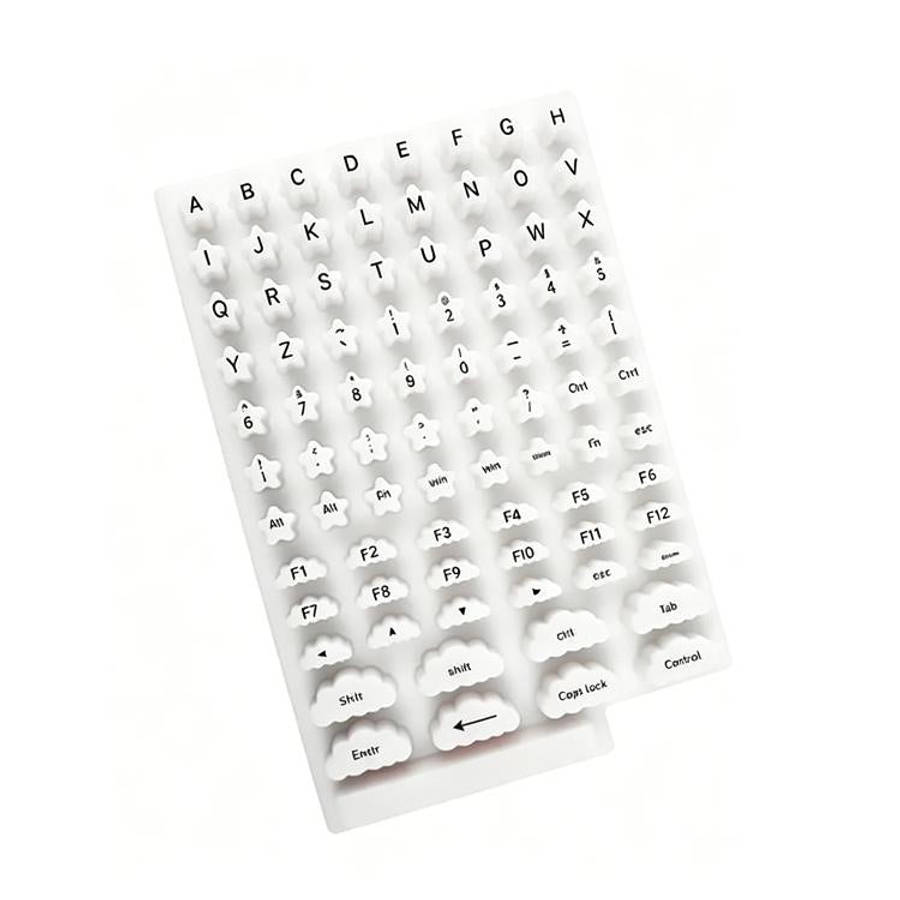 Keycaps for Typing with Long Nails(White)