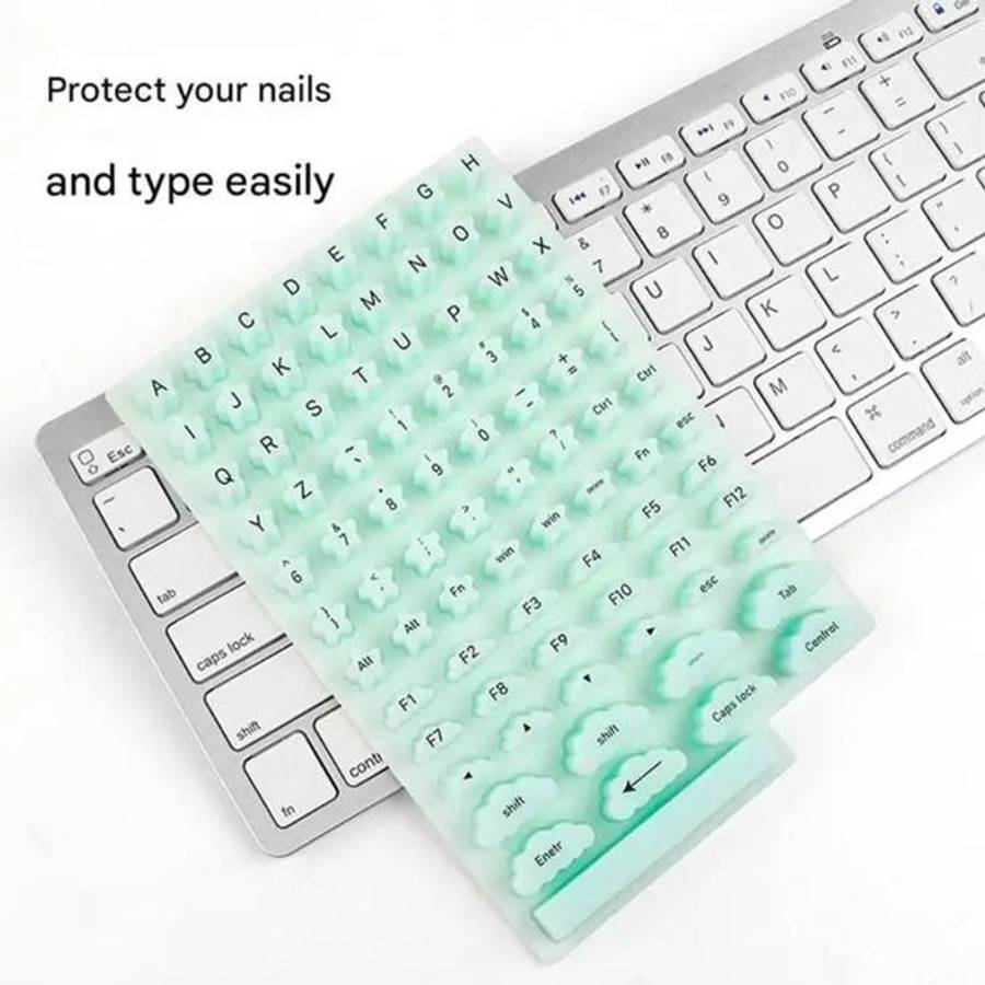 Keycaps for Typing with Long Nails(Green)