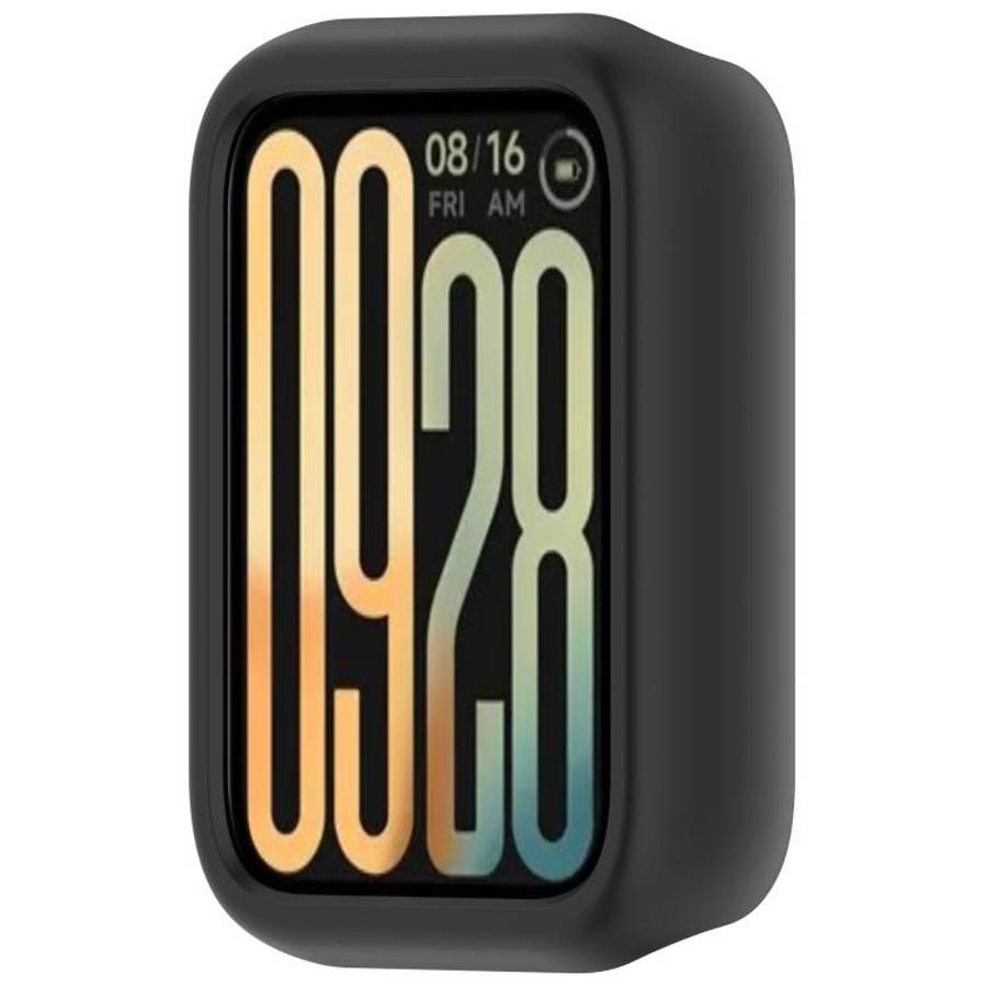 For Xiaomi Smart Band 10 Pro Half Coverage Hollow PC Watch Protective Case(Black)