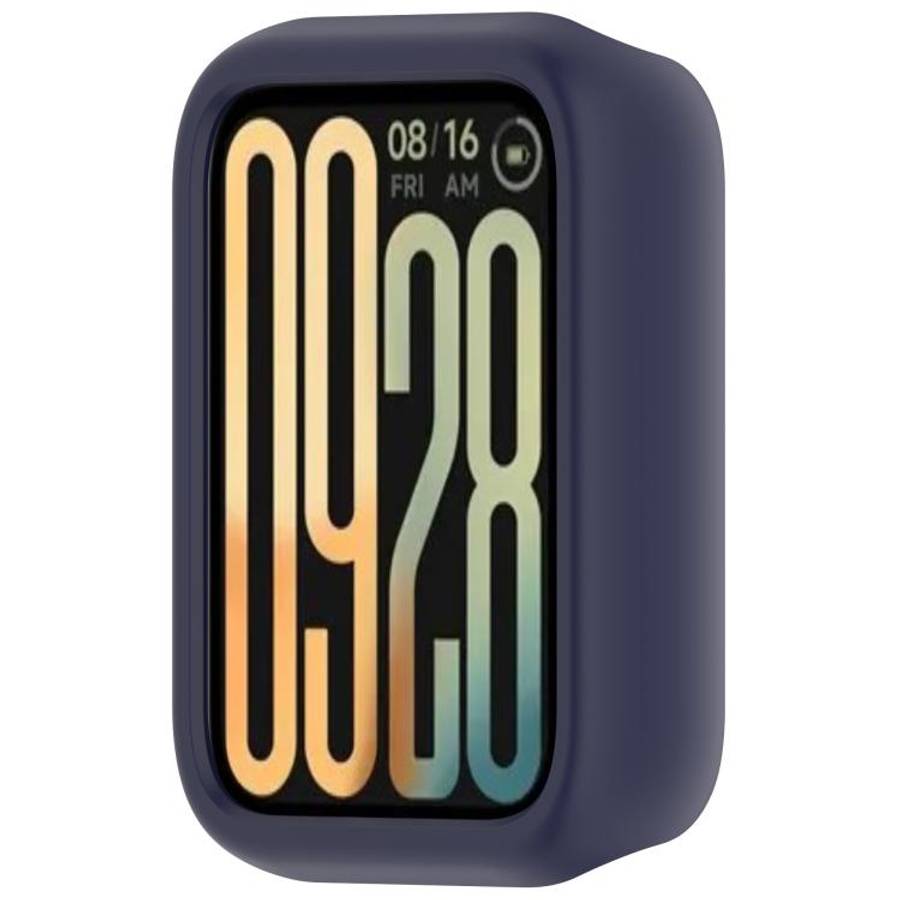 For Xiaomi Smart Band 10 Pro Half Coverage Hollow PC Watch Protective Case(Midnight Blue)