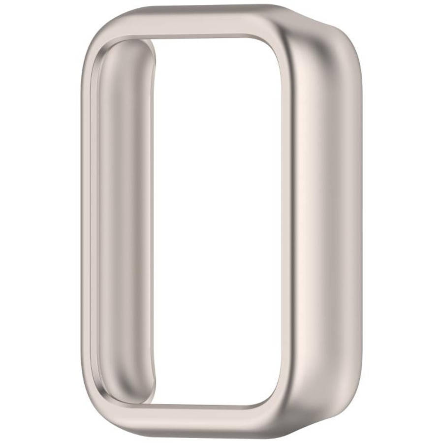 For Xiaomi Smart Band 10 Pro Half Coverage Hollow PC Watch Protective Case(Starlight)