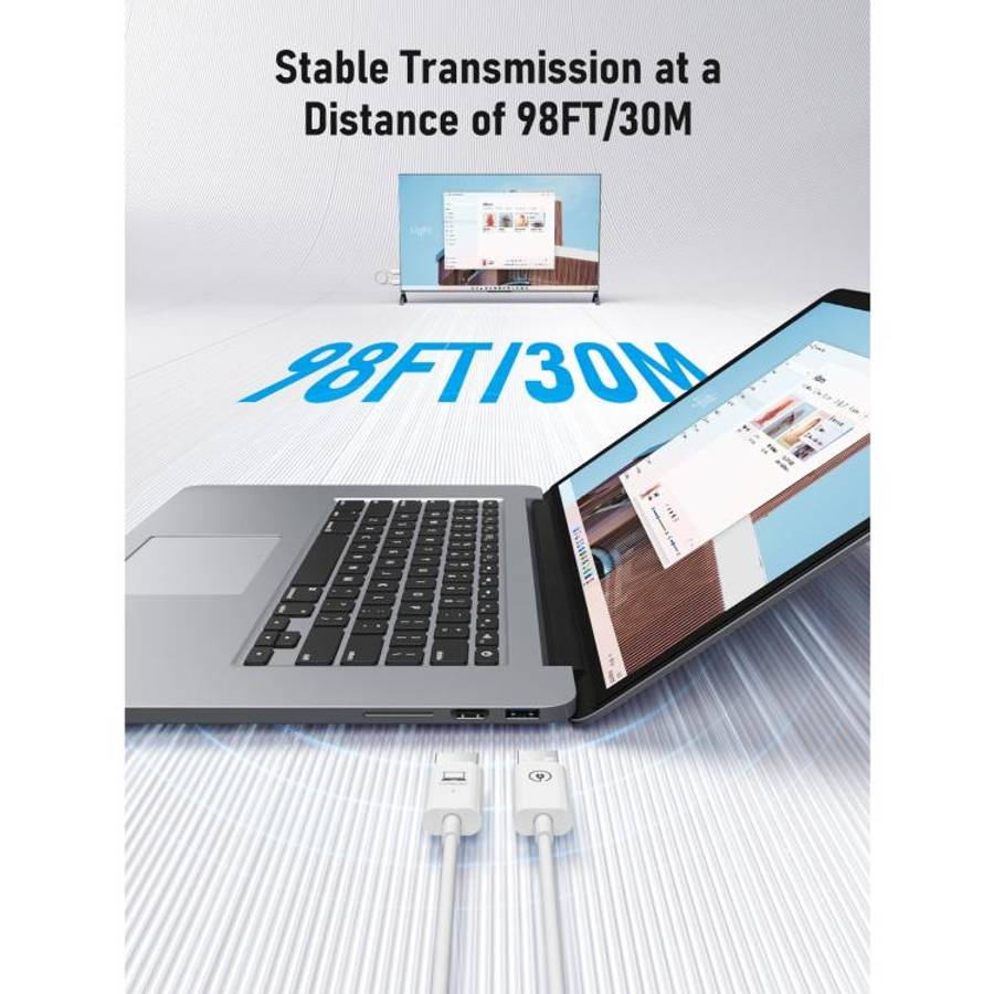 Lemorele P100 HDMI-compatible Wireless Transmitter Set 1080P 5GHz WiFi 50M Long Range Adapter