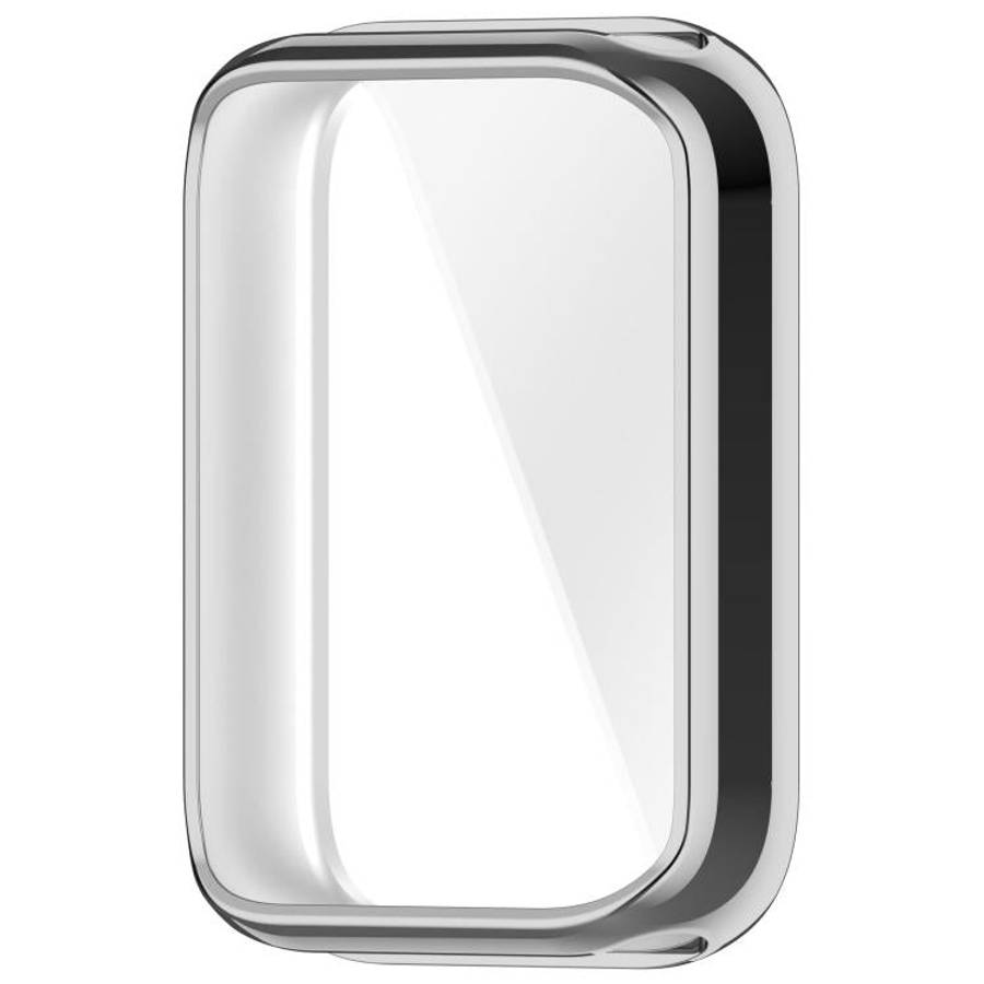 For Xiaomi Smart Band 10 Pro Electroplated TPU Full Coverage Watch Protective Case(Silver)
