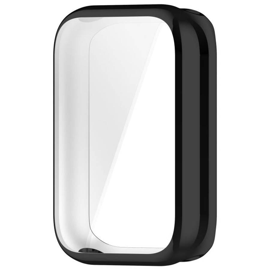 For Xiaomi Smart Band 10 Pro Ceramic Electroplated TPU Full Coverage Watch Protective Case(Black)