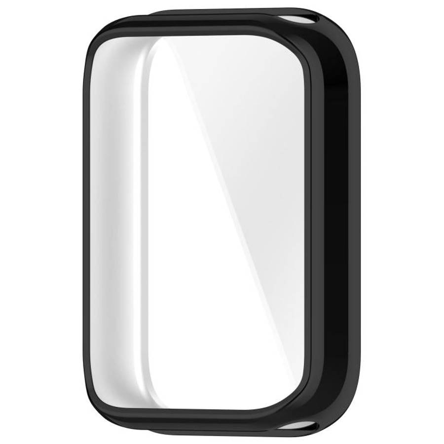 For Xiaomi Smart Band 10 Pro Ceramic Electroplated TPU Full Coverage Watch Protective Case(Black)