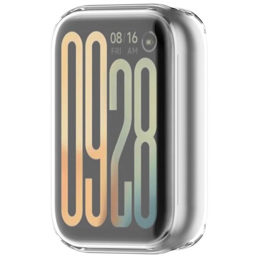 For Xiaomi Smart Band 10 Pro Ceramic Electroplated TPU Full Coverage Watch Protective Case(Transp...