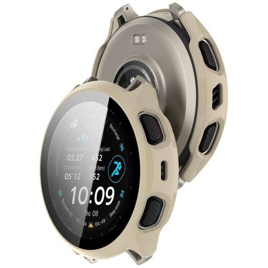 For Amazfit Cheetah 2 Pro  / Cheetah 2 Ultra Tempered Film Integrated PC Watch Protective Case(Iv...