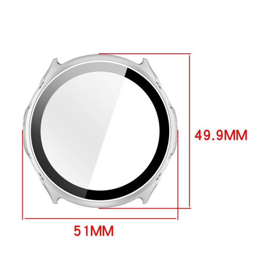 For Amazfit Cheetah 2 Pro  / Cheetah 2 Ultra Tempered Film Integrated PC Watch Protective Case(Iv...