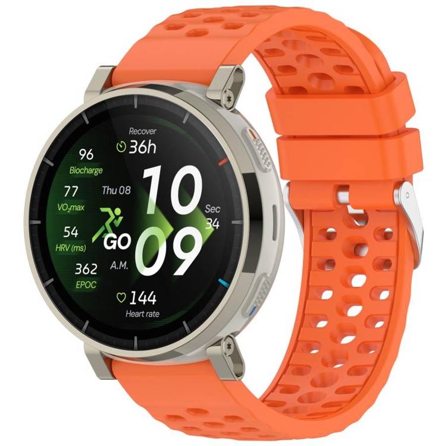 For Amazfit Cheetah 2 Pro Official Same Style Silicone Breathable Watch Band(Orange)