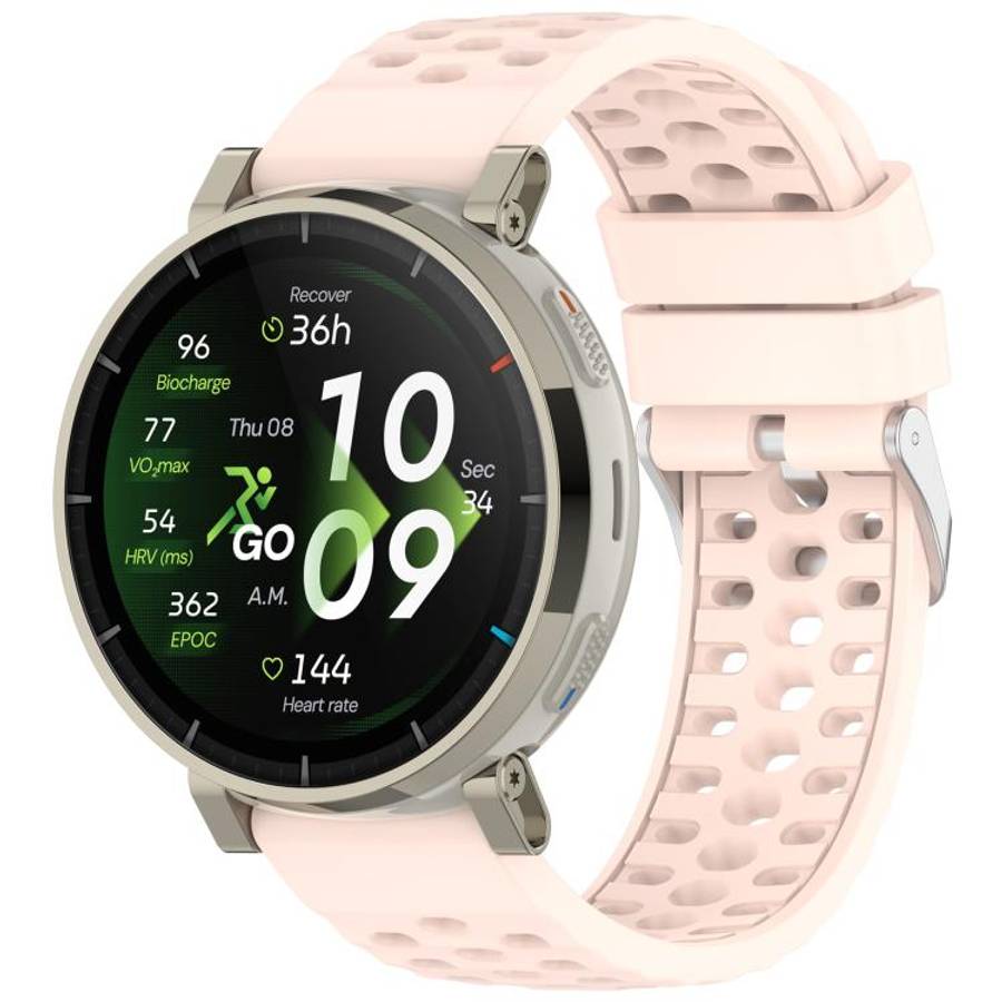 For Amazfit Cheetah 2 Pro Official Same Style Silicone Breathable Watch Band(Pink)