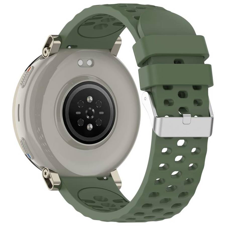 For Amazfit Cheetah 2 Pro Official Same Style Silicone Breathable Watch Band(Green)