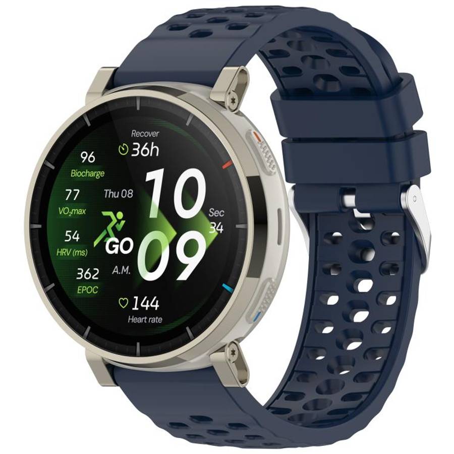 For Amazfit Cheetah 2 Pro Official Same Style Silicone Breathable Watch Band(Blue)