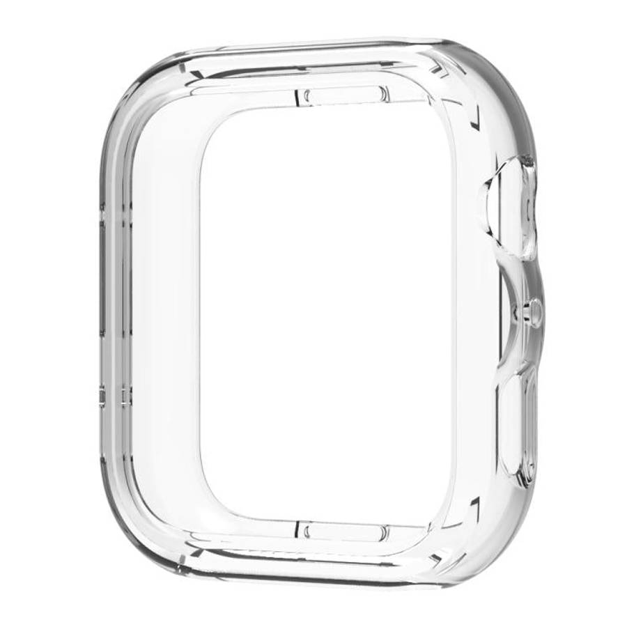 For Huawei  Watch Fit 5 Pro Candy Color Half Coverage Hollow TPU Watch Protective Case(Transparent)