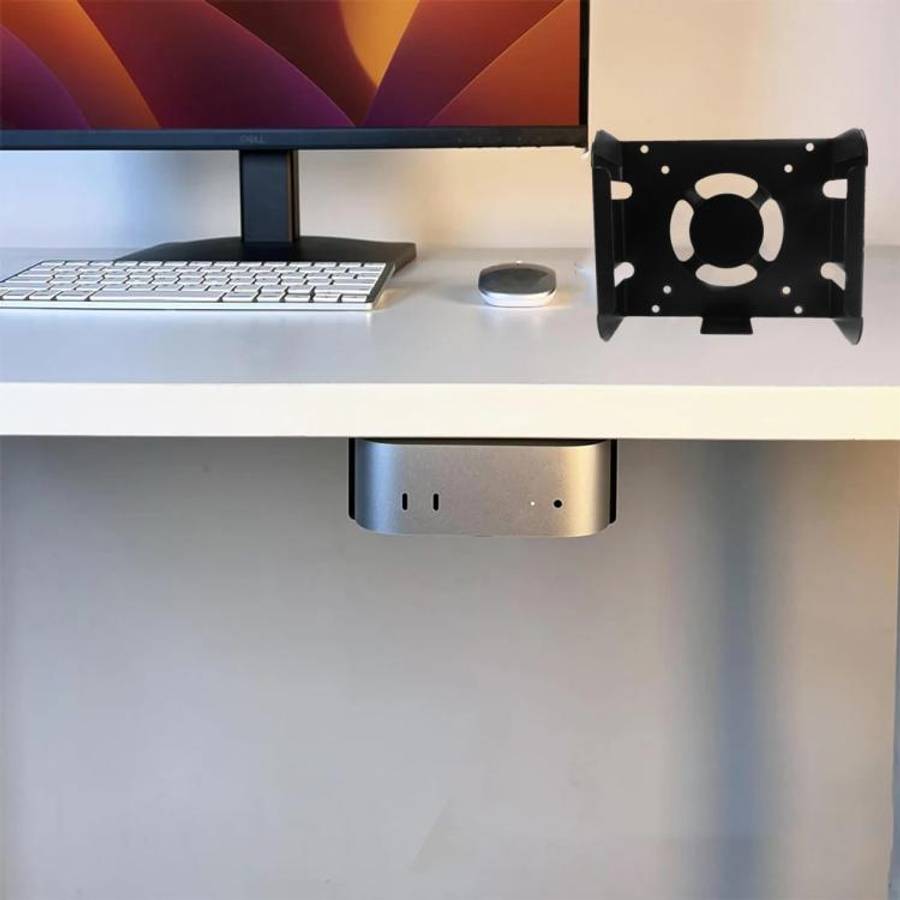 For Mac Mini M4/M4 Pro 2024 Smart Host Full Metal Wall Mount Rack