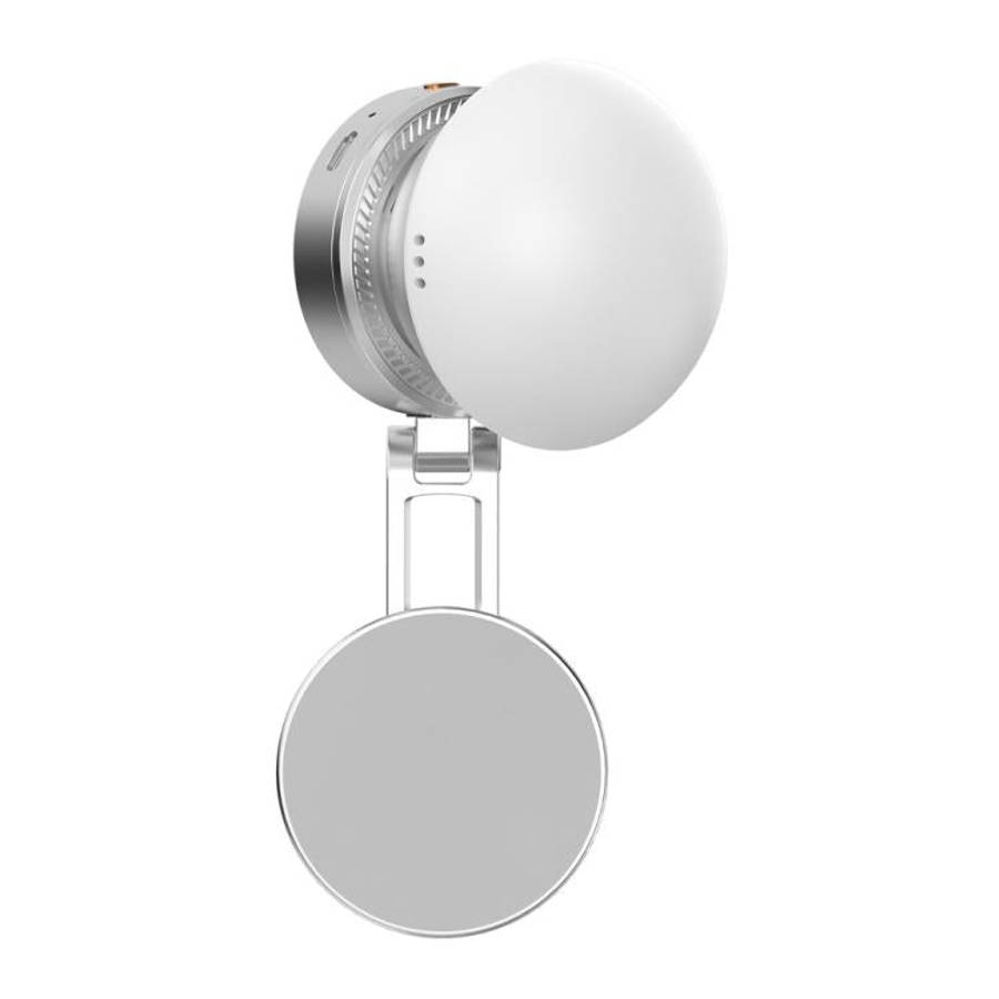 K08 3-Color Temperature Phone Photography Light 360 Degree Foldable Selfie Magnetic LED Ring Light