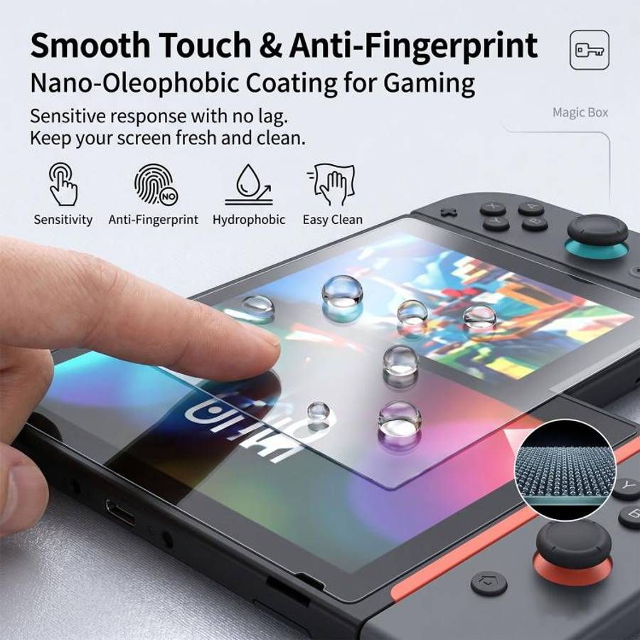 For Nintendo Switch 2 2pcs Book Box Dust-Free Chamber High-Definition Dust-Free Instant Game Cons...
