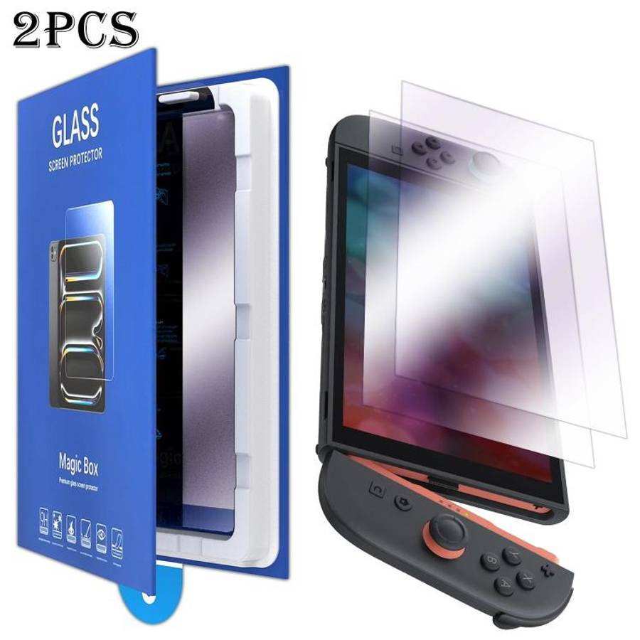 For Nintendo Switch 2 2pcs Book Box Dust-Free Chamber Purple Light Dust-Free Instant Game Console...