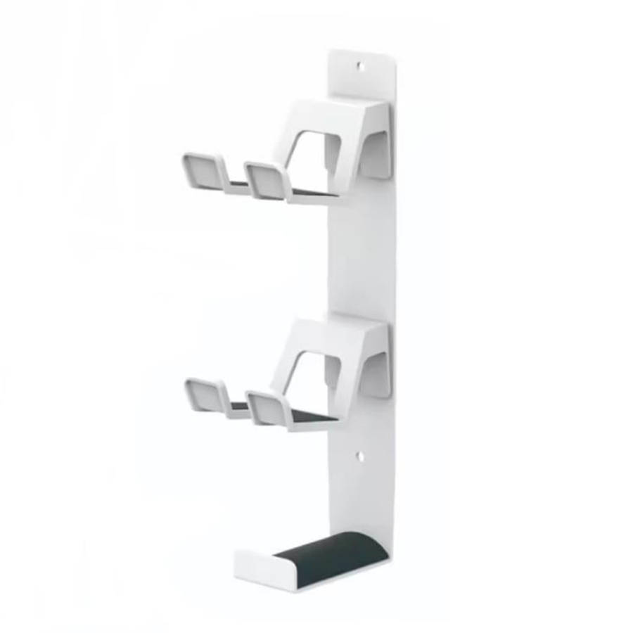 For PS4 / PS5 / XBOX Game Controller Headphone Wall Mount Stand(White)