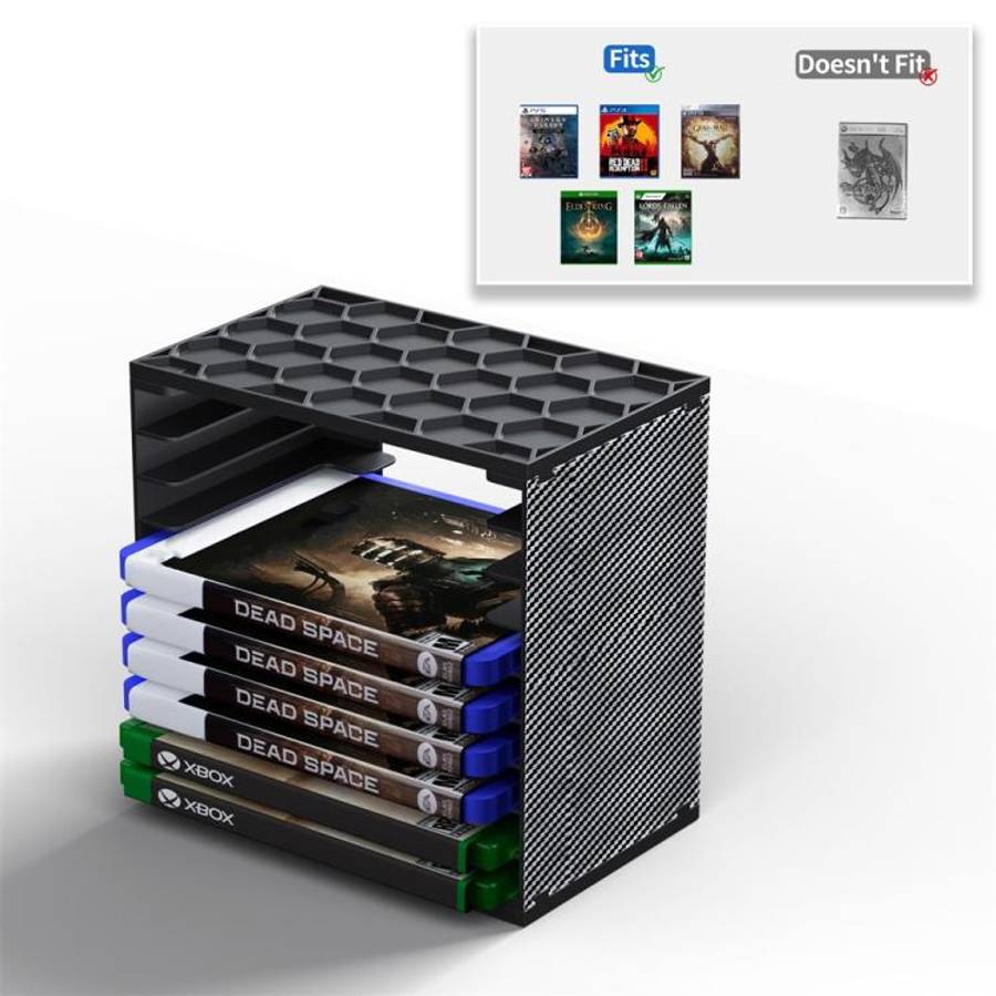 For Nintendo Switch / PS5 / PS4 / XBOX 2pcs Game Disc Storage Tower DIY Modular
