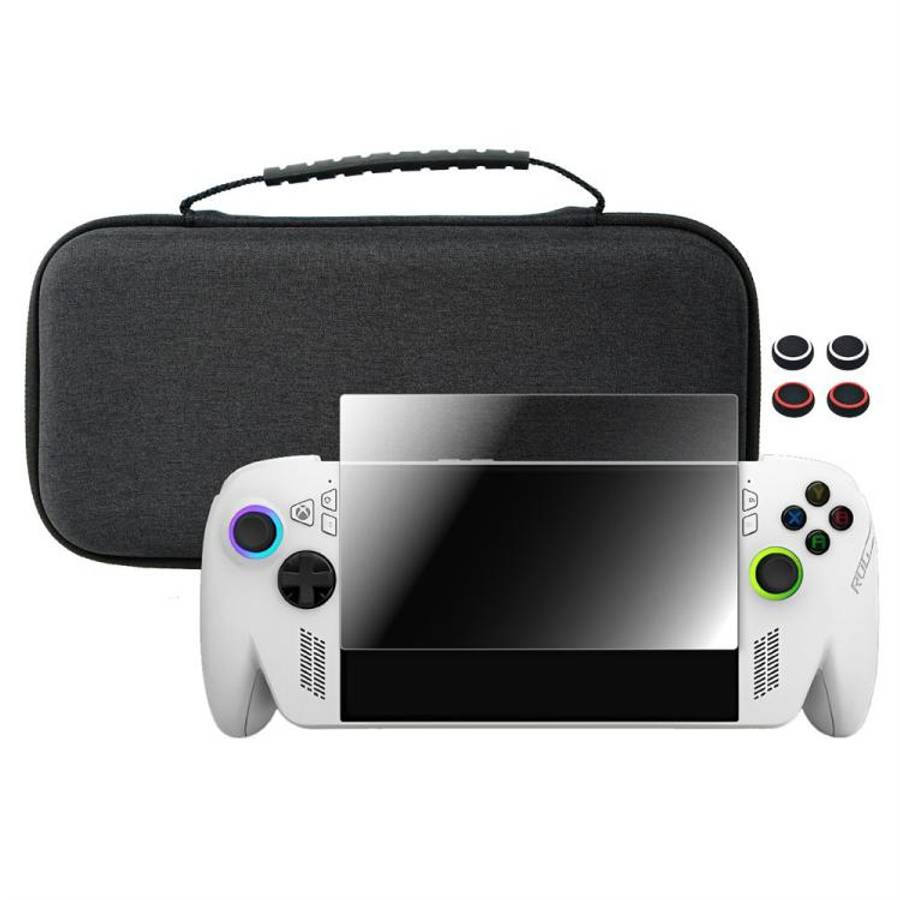 For Asus ROG Xbox Ally X 2025 Gaming Console Shockproof EVA Hard Shell Travel Storage Bag(Black)
