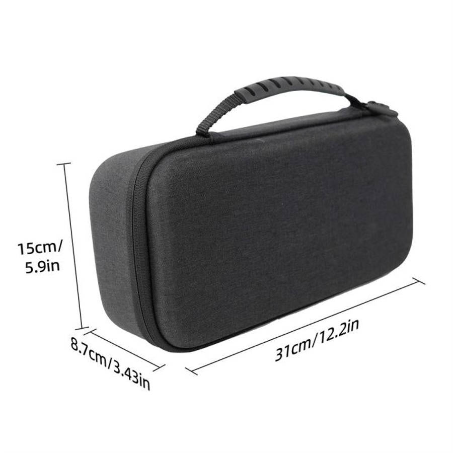 For Asus ROG Xbox Ally X 2025 Gaming Console Shockproof EVA Hard Shell Travel Storage Bag(Black)