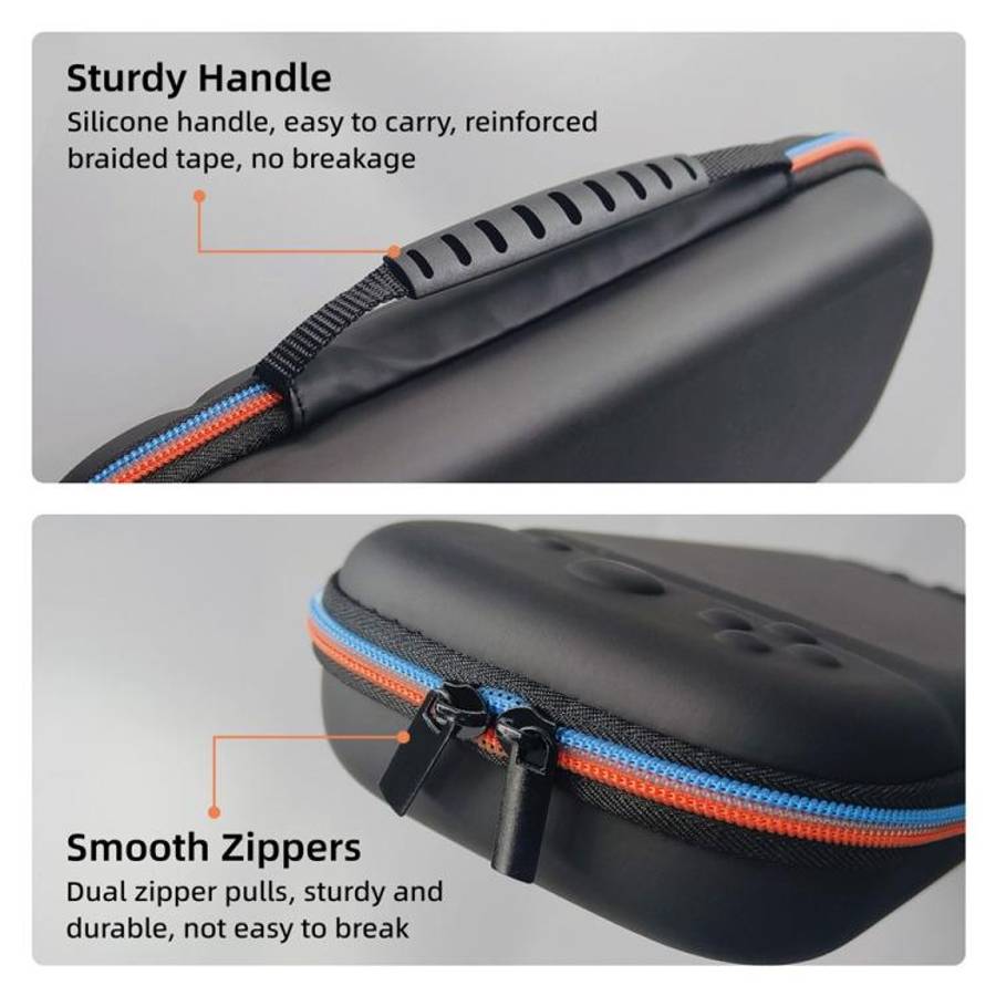 For Nintendo Switch 2 PU Portable Travel Bag Multi-function Storage Pouch with Game Card Slots