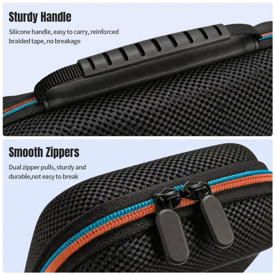 For Nintendo Switch 2 Storage Bag Dual Color Zipper EVA Hard Shell Shockproof Carrying Case