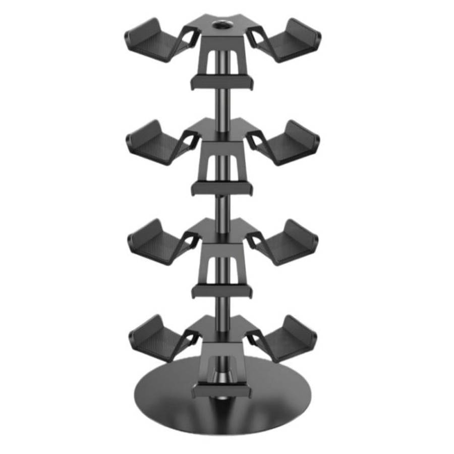 For XBOX / PS5 / Switch 360 Degree Rotating 3-Tier Game Controller Stand